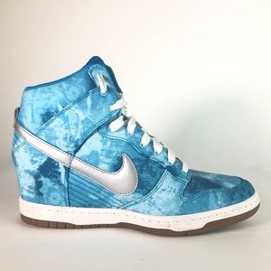 Nike Dunk Sky Hi Print Clearwater Hidden Wedge Sho